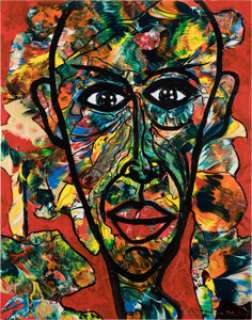 Original Oil Painting Entitled "Muriel" by Sir Anthony Hopkins (Circa 2000s).