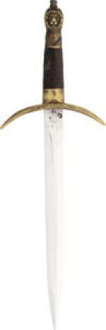 Jaime Lannister (Nikolaj Coster-Waldau) Hero Dagger from Game of Thrones (HBO® Original 2011-2019, Season 4).