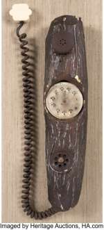 Get Smart (CBS TV, 1965-1970), Don Adams "Maxwell Smart" Fireplace Log Phone.