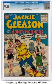 Jackie Gleason and the Honeymooners #1 (DC, 1956) CGC VF/NM 9.0 Off-white Pages. | Heritage