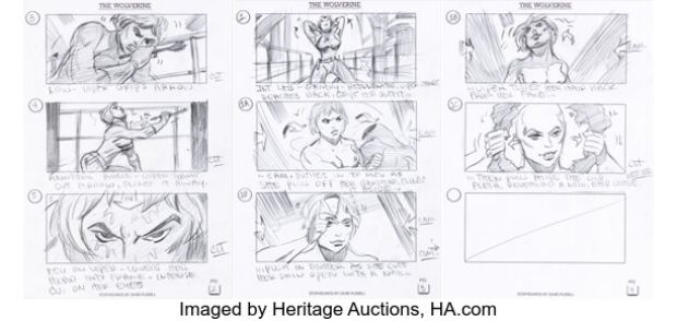 The Wolverine Storyboard Original Art by David Russell Group of 3(Marvel, 2013). (Total: 3 Items) | Heritage