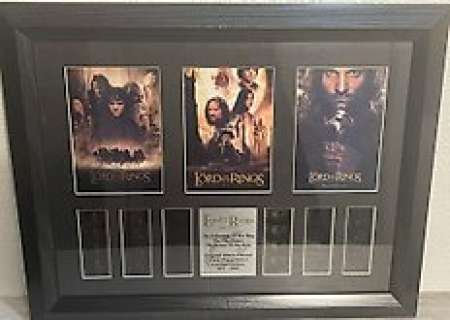 Lord of the Rings | Lord of the Rings - Framed Film Cells display with COA | Catawiki