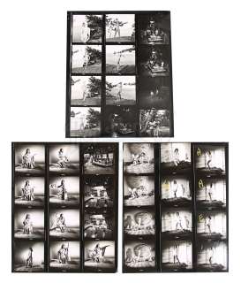 DR. NO (1962) - Lot 671 - Three Contact Sheets Featuring Ursula Andress