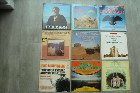 Jazz, Pop, Electronic, Stage & Screen lot with Ennio Morricone in 9 albums. All his music styles are - Moses - The Good, The Bad & The Ugly - Chi Mai - Once Upon A tIme In The West - My Name is Nobody - - Multiple titles - LP - 1974 | Catawiki
