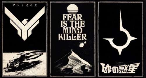 AE (XX) - Dune Bundle (X3)! - “Atreides”, “Harkonnen” & “Fear is the Mind Killer” (2024) - Hand-signed, | Catawiki