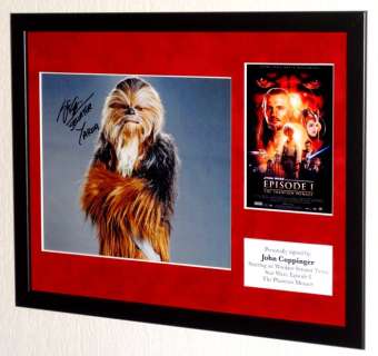 Star Wars Episode I: The Phantom Menace - John Coppinger (Senator Yarua) Premium Framed, signed, Certificate of Authenticity | Catawiki
