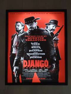 Tarantino - Django Unchained - Light boxes with Poster Art (50x40 cm) | Catawiki