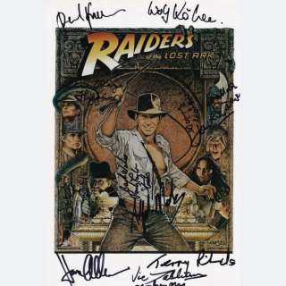 Indiana Jones - Multi Signed by 10 Cast Members