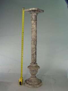 Lot 876 - Roman/Greek Style Solid Marble 3‘ Pedestal