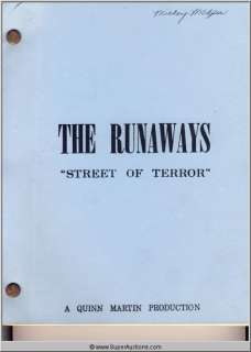 Script: The Runaways "Street of Terror" | Super Auctions