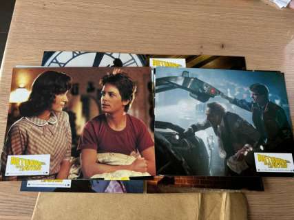 Back to the Future Trilogy - Original French Set of all 36 Lobbycards (Unused) from the three films - 1980s | Catawiki