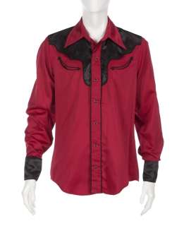 JOHN TRAVOLTA URBAN COWBOY WORN WESTERN SHIRT | Julien’s