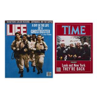 Lot #102 - Magazine Prop Covers from Ghostbusters II