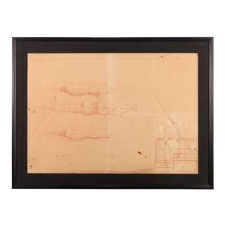 BLAKE‘S 7 (T.V. SERIES, 1978-1981) - Lot 750 - Framed Liberator Blueprint