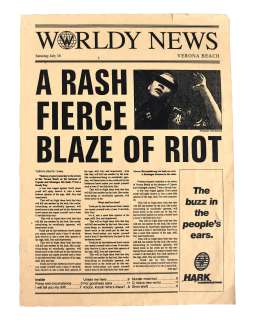 "Romeo + Juliet" Prop Newspaper Page | Planet Hollywood Vault