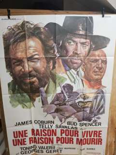 Telly savalas,james coburn,bud spencer,lee van cleef ect... - une raison pour vivre une raison pour mourir,le retour du parrain,marc la gachette - UNE RAISON POUR VIVRE UNE RAISON POUR MOURIR