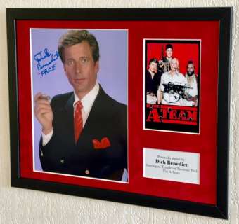 A-Team, the - Dirk Benedict (Templeton ‘Faceman‘ Peck) Framed, signed + COA & Photo signing session