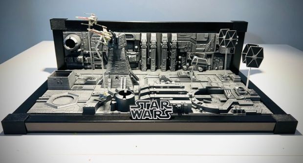 Nessuna - Diorama Star Wars Attacco alla Morte nera | Catawiki