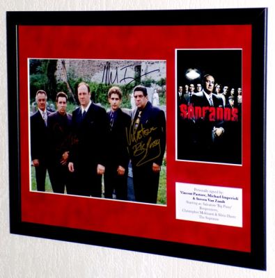 The Sopranos - Vincent Pastore, Michael Imperioli & Steven Van Zandt (Big Pussy, C. Moltisanti, S. Dante) + COA | Catawiki