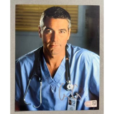 ER - George Clooney - SIGNED with SWAU COA | Catawiki