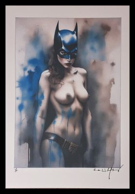 Batgirl - watercolor edition by Emma Wildfang - Large size | Catawiki