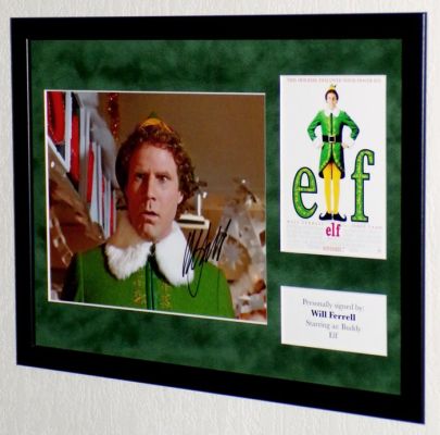 Elf - Will Ferrell (Buddy) Premium Framed, signed, + Certificate of Authenticity | Catawiki