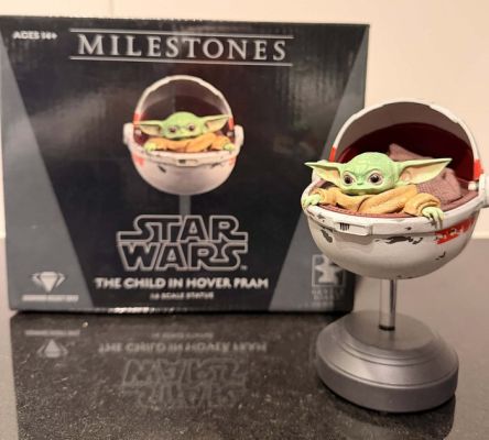 Star Wars - Star Wars – The Child (Grogu) in Hover Pram – Gentle Giant 1:6 – Limited 2612/3000 – Complete - Gentle Giant ltd | Catawiki