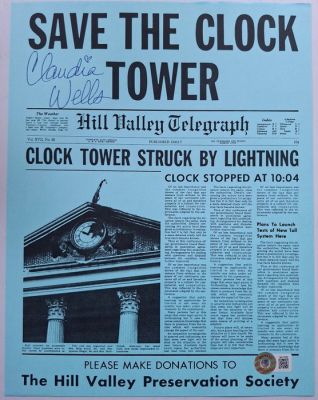 Back to the Future - Signed by Claudia Wells aka Jennifer