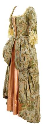 Lot 262 - Anita Colby "Mary Fleming" brocade period dress from Mary of Scotland and The Virgin Queen.