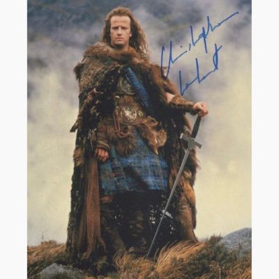 Highlander - Signed by Christopher Lambert (Connor MacLeod) | Catawiki