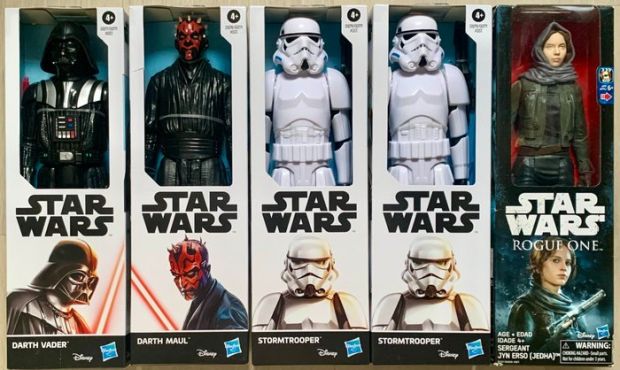 Disney Hasbro - Figure - 5x Star Wars Action Figure [30cm] New - Plastic | Catawiki