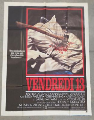 Friday the 13th - VENDREDI 13 - 160x120 cm | Catawiki