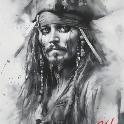 JZL - XXL The Black Pearl Captain – Silver Smoke Edition | Catawiki