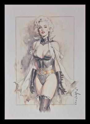Marilyn Monroe - watercolor edition by Emma Wildfang - Large size | Catawiki