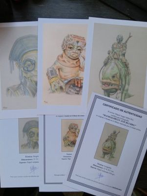 Miguel Ángel Alfaro Rey - MANDALORIAN AND BLURR + MAZ KANATA + BABU FRIK | Catawiki
