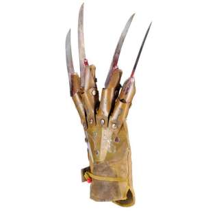 NIGHTMARE ON ELM STREET 5, A: THE DREAM CHILD (1989) - Lot 306 - Freddy Krueger‘s (Robert Englund) Bloodied Razor-Claw Glove