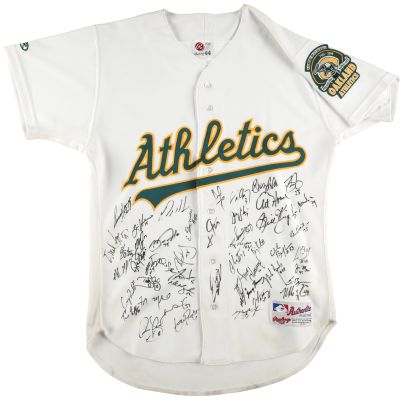 Moneyball Multi-Signed Oakland Athletics Jersey (48 Signatures) - Featuring Brad Pitt, Barry Zito, Eric Chavez - Digital Grad LOA | Goldin