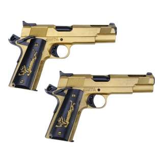 FACE/OFF (1997) - Lot #114 : Pair of Castor Troy‘s (Nicolas Cage) Stunt Custom Springfield Armory M1911-A1 Pistols