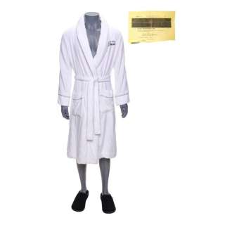 Umbrella Academy, the (2019-2024) | Number Five’s (Aidan Gallagher) Obsidian Hotel Bathrobe with Torn Script | Propstore