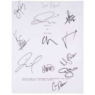 SUICIDE SQUAD (2016) - Lot #59 : Director and Cast-Autographed Script Cover Page