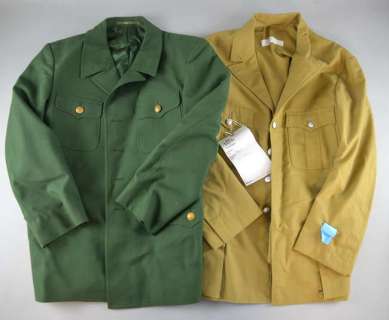 Five military style tunics including two with their Angels Costumier tags detailing their use in… | Ewbank’s