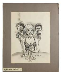 Better Midler - 1982 Film Poster Concept Art for "Jinxed"