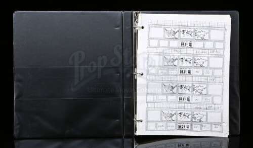 WARGAMES (1983) - Lot #421: Set of 26 Printed Defense System Readout Designs with Visual Effects Camera