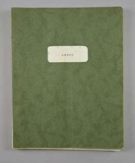 Lenny - Original script of the play based on the art and life of Lenny Bruce by Julian Barry,… | Ewbank’s