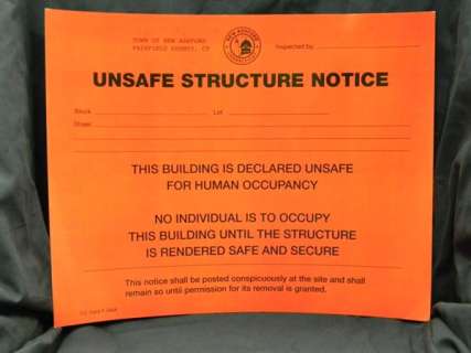 Lot 98 - "Dream House" Prop Unsafe Home Signs