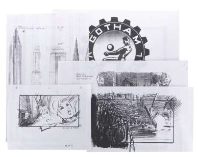 "Batman Returns" Production-Used Storyboards. | Van Eaton Galleries