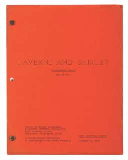Lot 137 - A "Laverne and Shirley" Shooting Script.
