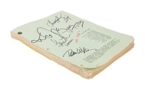 Back to the Future Part II - Michael J Fox, Christopher Lloyd, Lea Thompson Signed Original Script