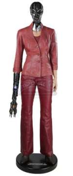TERMINATOR 3: RISE OF THE MACHINES (2003) - Lot 523 - T-X‘s (Kristanna Loken) Costume Display and SFX Arm