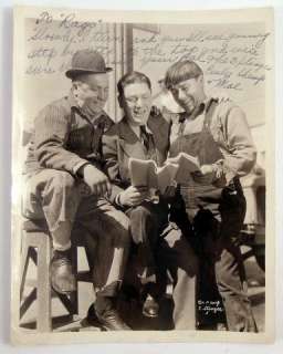 Moe, Curly & Shemp Howard (The Three Stooges) Autographed Photo | Premiere Props